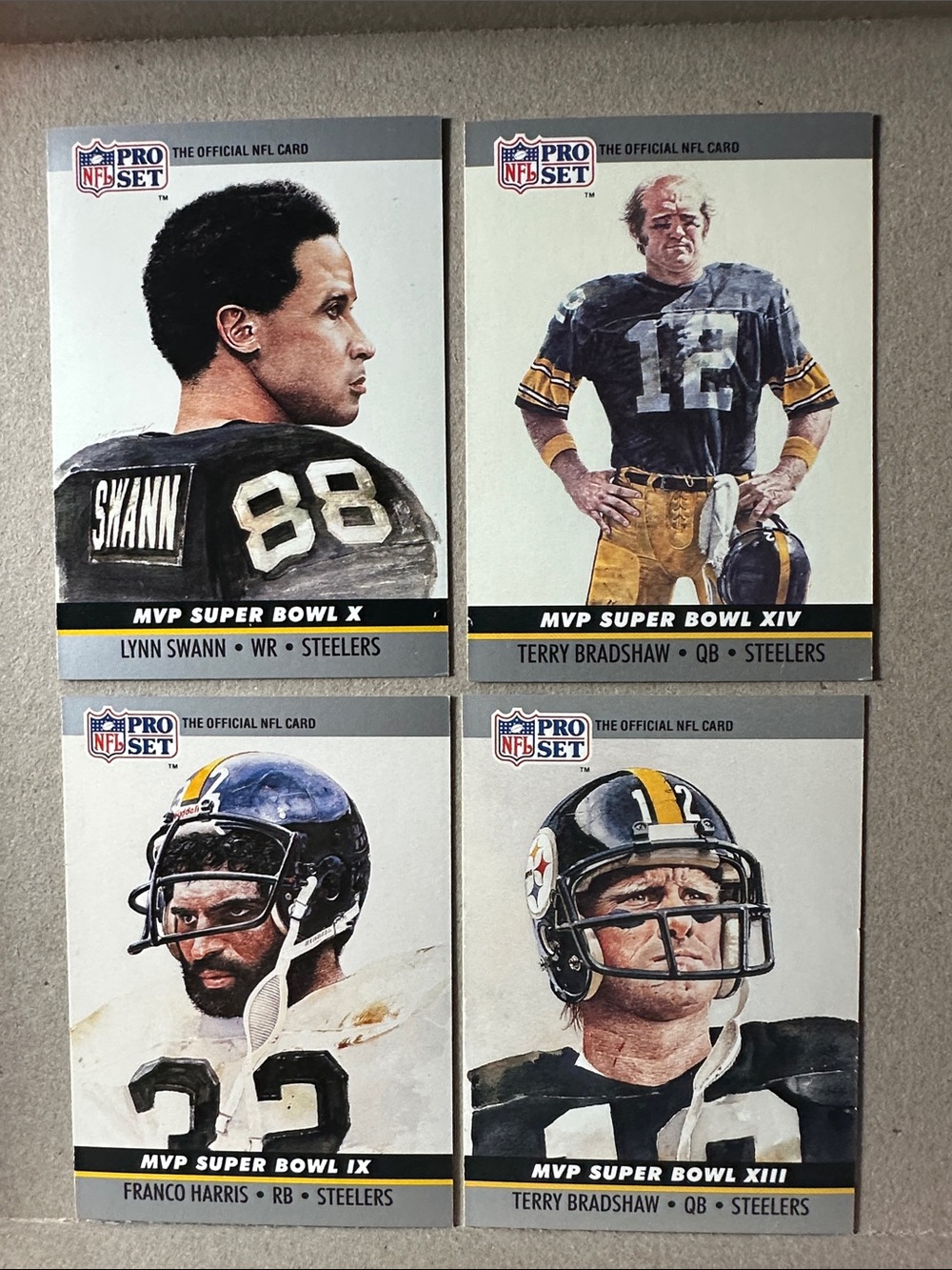 Rod Woodson with Jack Ham/Terry Bradshaw Steelers legends lot of 18 - Picture 12 of 13